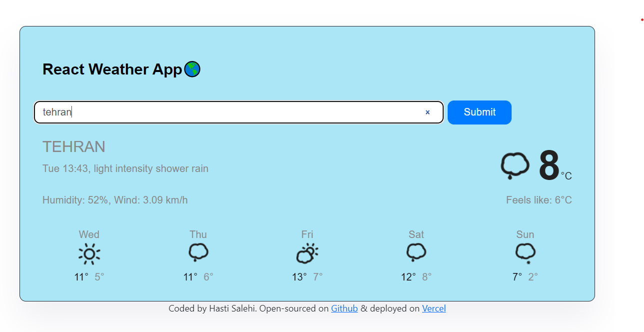 react app project